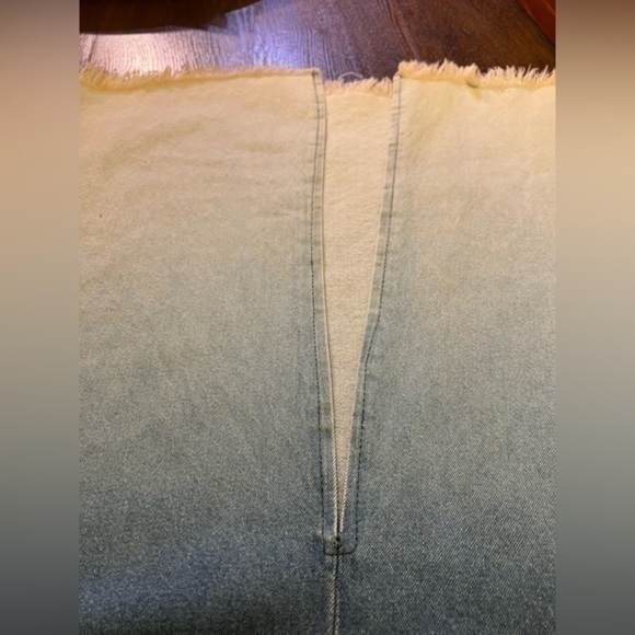 Vintage Denim Maxi skirt original and unique!!! With manufacturer slit✨✨✨SZ S/M✅ - Picture 3 of 9